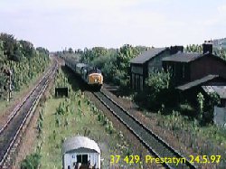 37 429 approaching Prestatyn